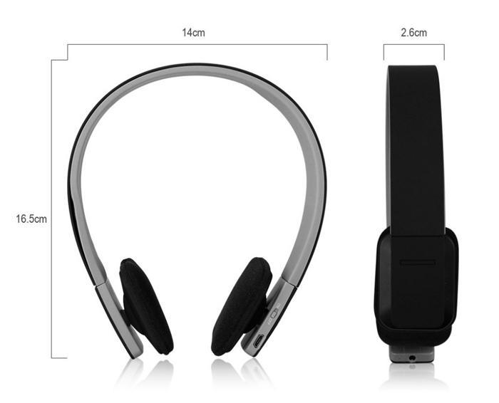 V4.1 EDR Stereo Headphone BQ-618 Smart Wireless Bluetooth White