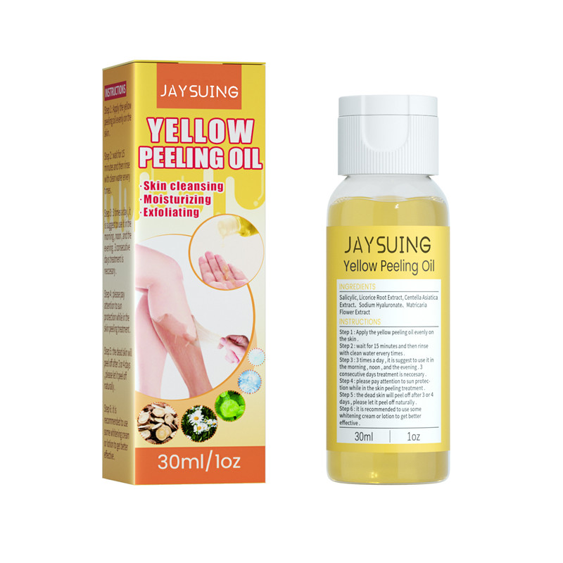 Yellow Essential Oil Moisturizes the Body's Skin, Softens and Beautifies the Skin - Moisturizing, Whitening and Brightening