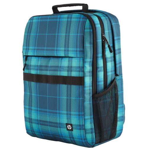 HP CAMPUS XL TARTAN PLAID BACKPACK GREEN