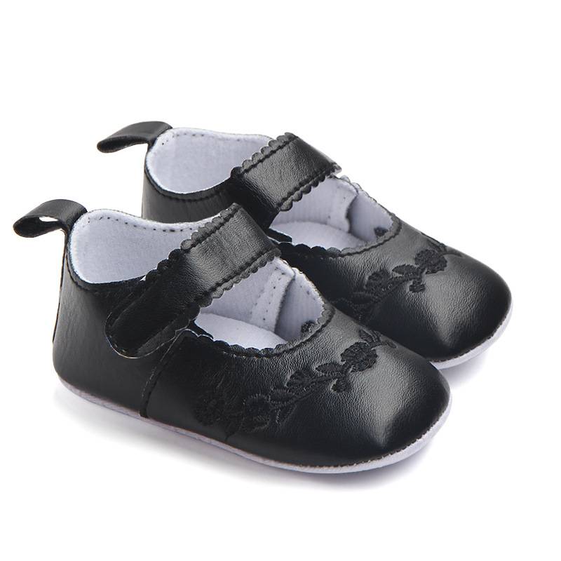 Environmental PU Embroidery Baby Shoes Toddler Shoes