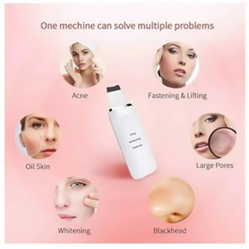 Ultrasonic Skin Scraper Pore Cleaning Facial Deep Cleaning Machine Suitable for Female and Male Beauty Instruments