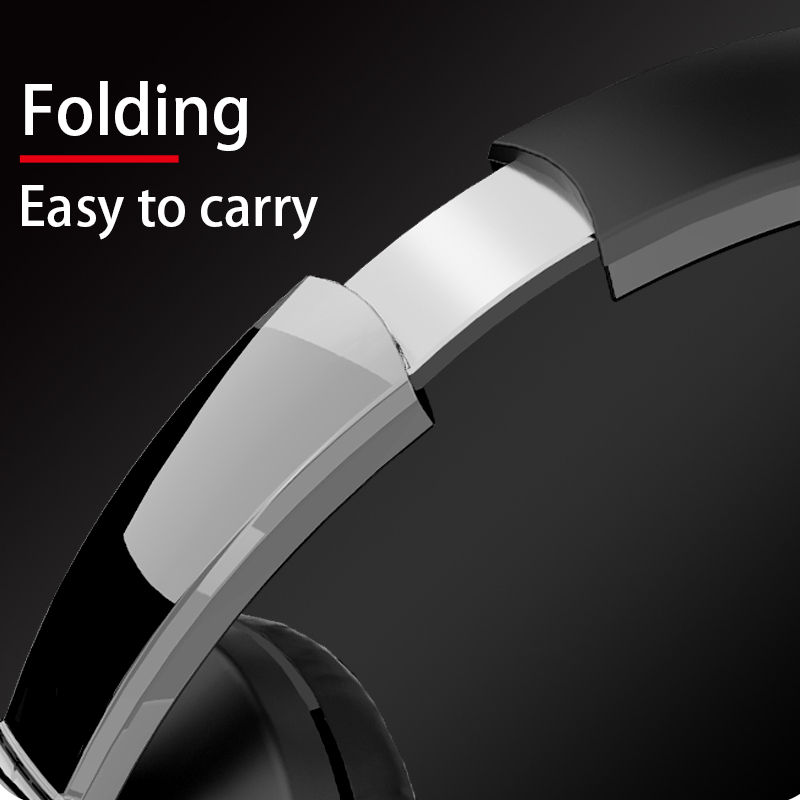 H3 Overhead Bluetooth 5.0 Computer Wireless Bass Gaming Headset With Microphone Noise Canceling Wireless Headphone For Laptop