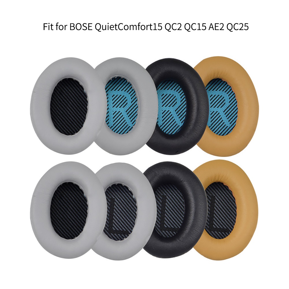 For Bose QuietComfort2 QC2 QC15 QC25 QC35 AE2 AE2i AE2w SoundTrue SoundLink Headphones High Protection Earpads Cushion Gray blac