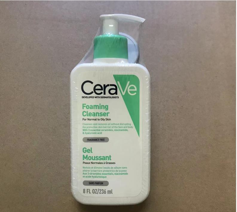 2PCS CeraVe Moisturizing Lotion Foaming Facial Cleaner Set Clean Repair Sensitive Skin Hydrating Face Wash Gentle All Skin Care