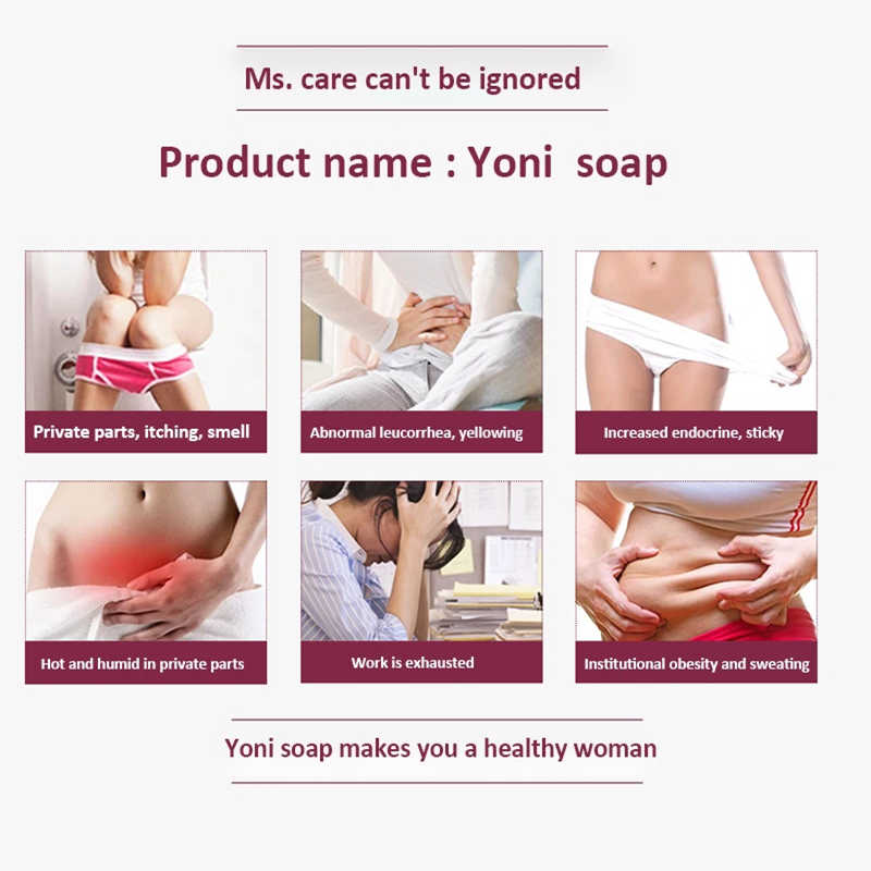 Herbal Vaginal Cleanse Yoni Bar Anti bacteria balance the feminine PH Yoni Soap Tightening softening Purifying Herbal Wash