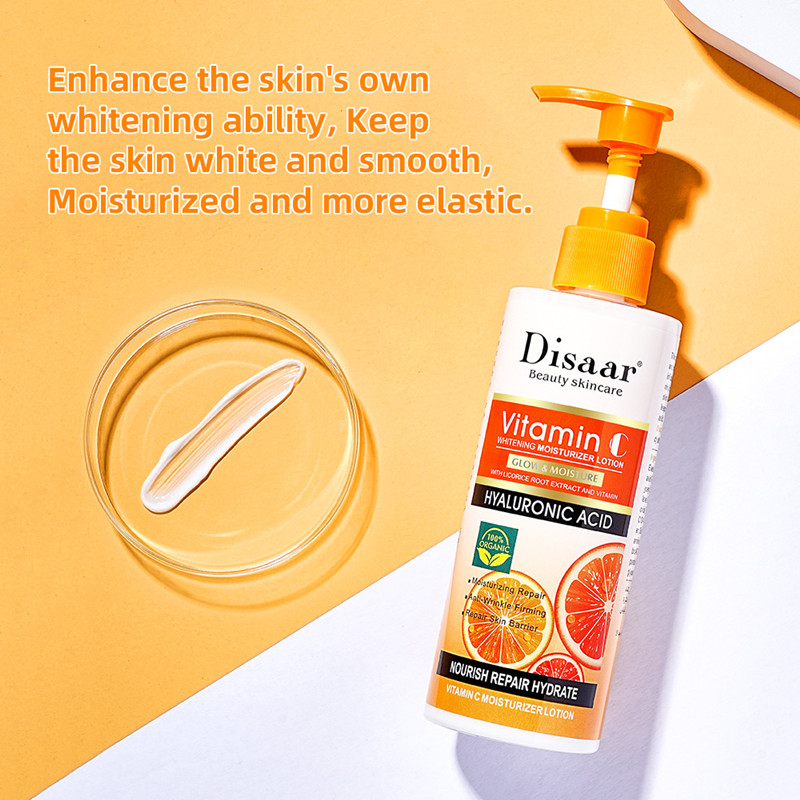 Disaar Vitamin C Body Lotion Moisturizing and Brightening Skin Removing Chicken Skin Body Lotion VC