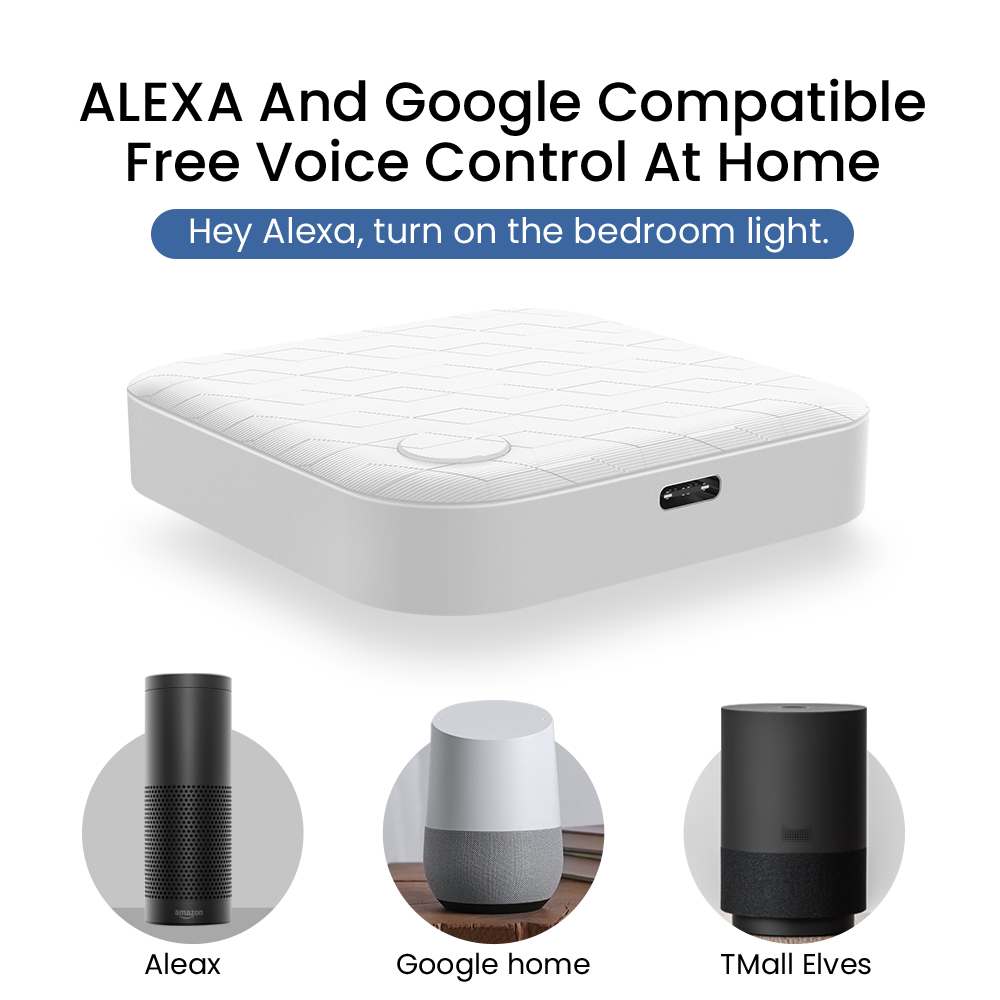 Tuya Wifi Zigbee Hub Smart Gateway Remote Voice Control Home Smart Home Bridge Control Centor Work With Alexa Google Home App