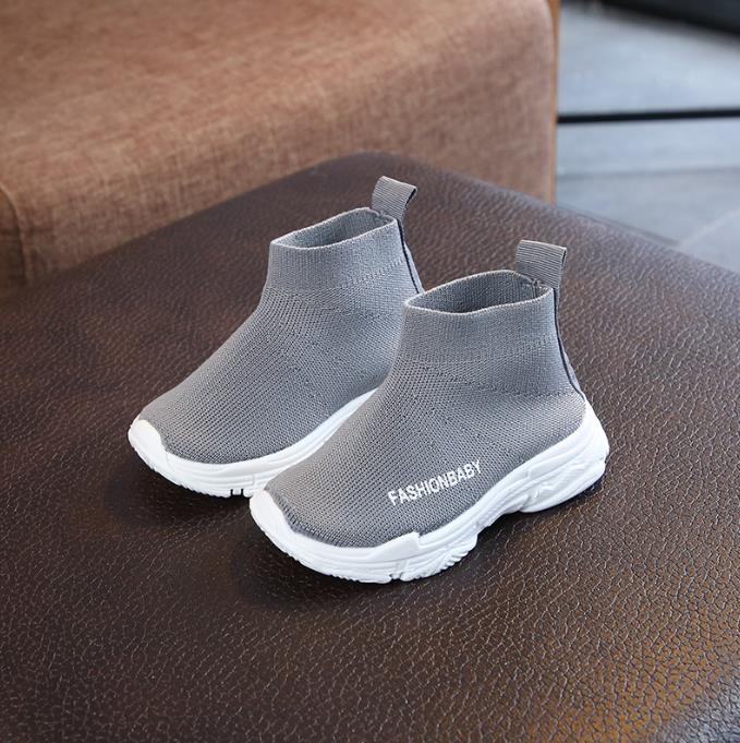 Winter Kids Sneakers Children Casual Shoes Slip-on Breathable Kids Socks Shoes Non-slip Snow Boots Boys Girls Sport Shoes