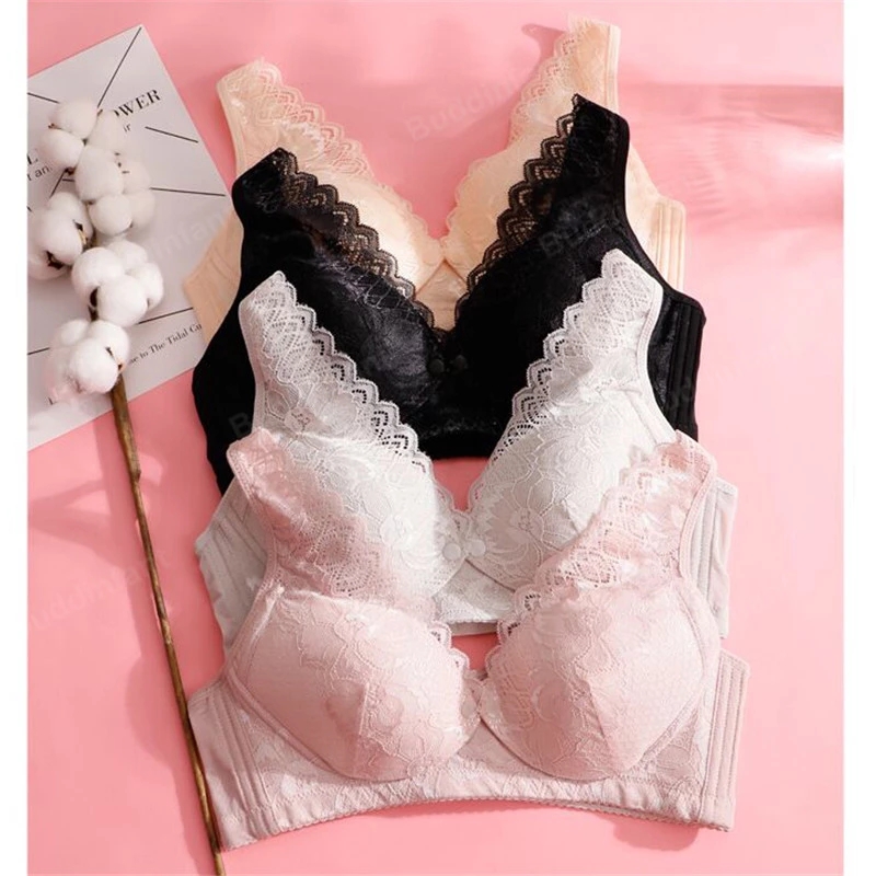 maternity bra nursing wireless lace bra sexy breastfeeding bra plus size D E Cup front closure open pregnancy women feeding bras