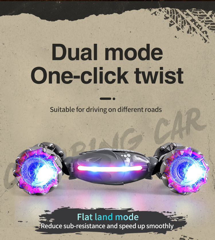 4Wd RC Car Toy Gesture Sensing Spray Twisting Stunt Drift Car Radio Remote Controlled Cars RC Toys for Children Boys Adults