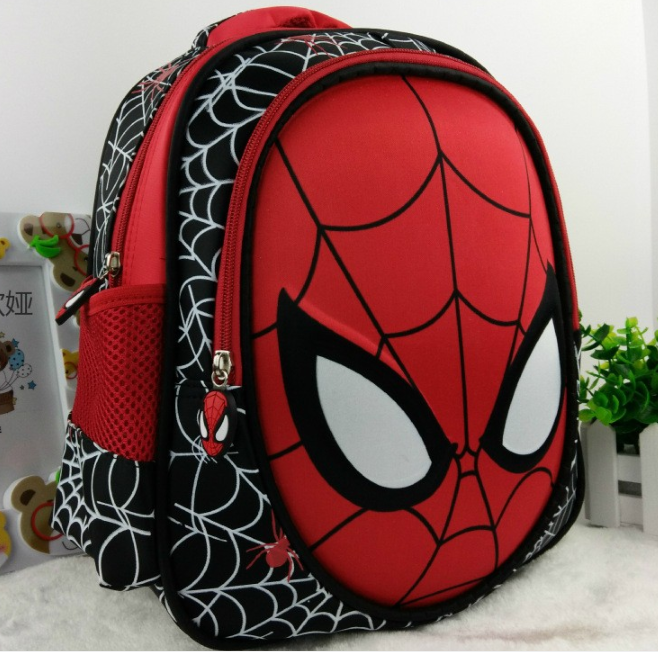 3D3-6 Year Old School Bags For Boys Waterproof Backpacks Child Spiderman Book bag Kids Shoulder Bag Satchel Knapsack