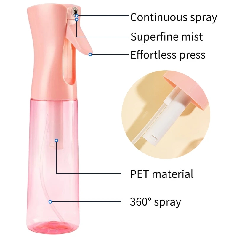 200/300ML Hairdressing Spray Bottle Refillable Bottle Continuous Fine Mist Spray Bottle Water Sprayer Salon Hair Styling Tools