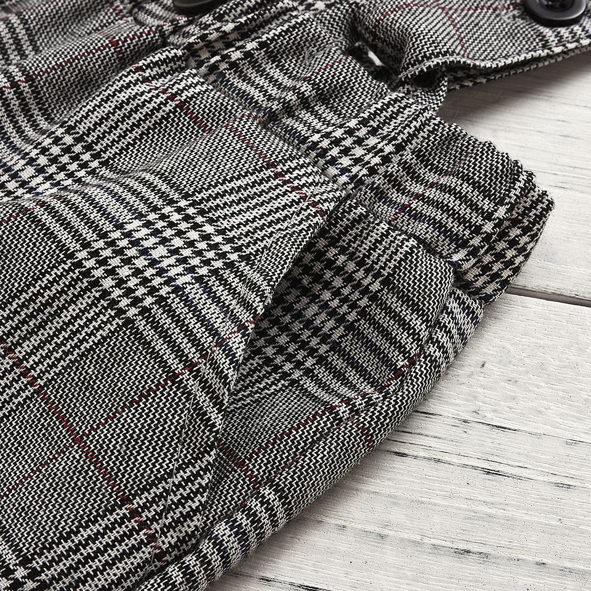 Boys and girls suits plaid straps lace culottes sister and brother