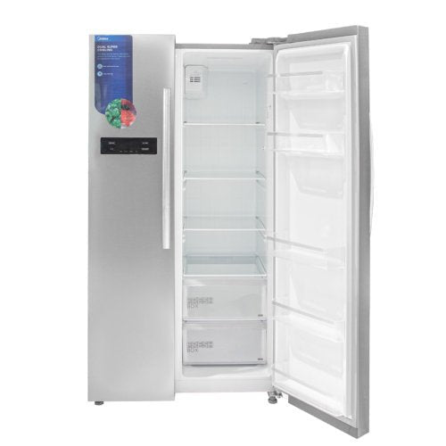 MIDEA 510L SIDE BY SIDE FRIDGE SILVER MDRS710FGN02D
