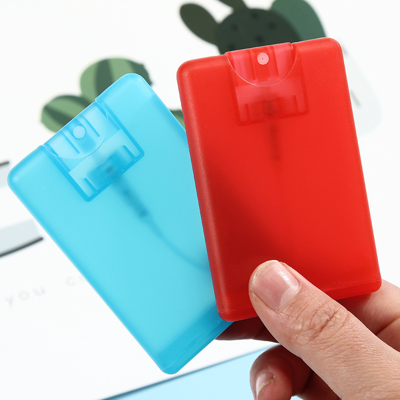 20ml Perfume Spray Bottle Card Shape Mini Sprayer Refillable Water Atomizer Travel Portable Alcohol Spray Tool &