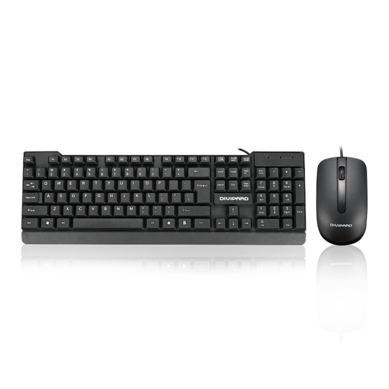 MK310 Wired USB Keyboard and Mouse Set Game Office Notebook Waterproof Installed Suspended Keyboard and Mouse