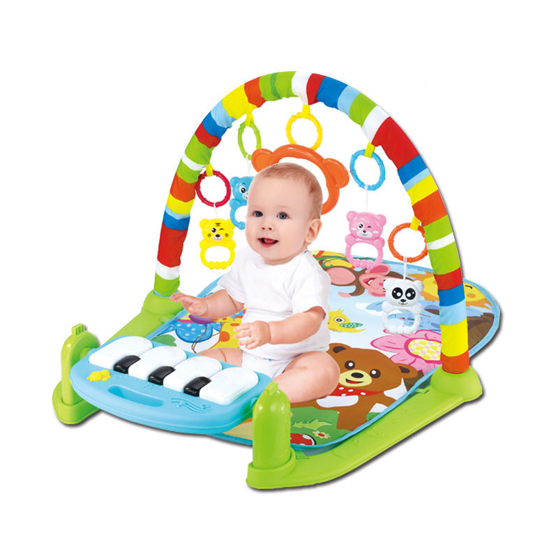 Baby Play Mat Music Rack Kid Rug Puzzle Carpet Piano Infant Playmat Baby Gym Crawling Pad Early Education Toy
