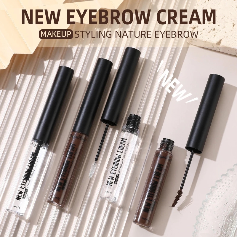 Makeup Eyebrow Gel Transparent Long Lasting Eyebrow Raincoat Repair Liquid Setting Brow Cream Waterproof Mascara Stereotype