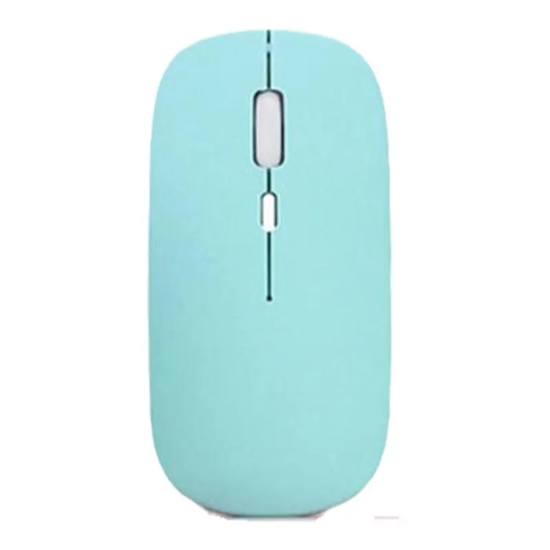 Macaron Rechargeable Wireless Bluetooth Mouse 2.4G USB Mice For Android Windows Tablet Laptop Notebook PC For IPAD Mobile