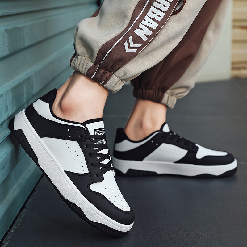 2023 new breathable sports board shoes men fashion trend sports shoes small white shoes