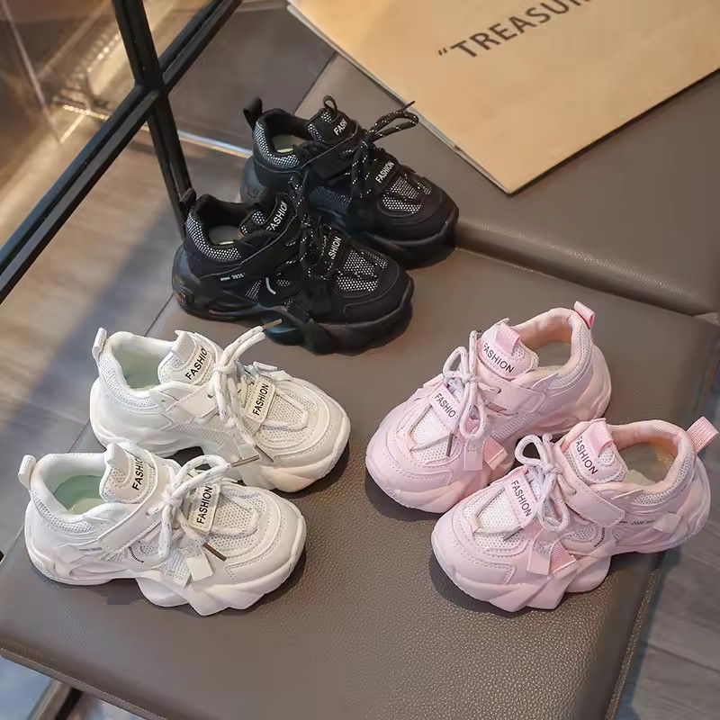 Children's Shoes for Girls 2026 New Spring and Autumn Children's Sports Sneakers Baby Girl Shoes Sportschuhe Kinder