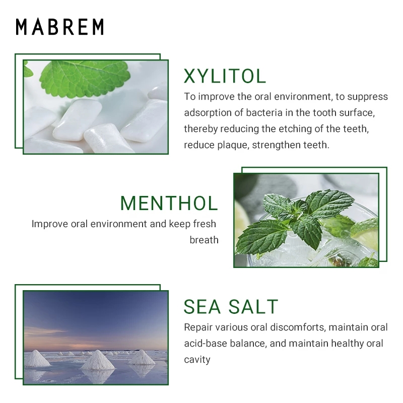 MABREM Mouth Spray Breath Freshener Oral Spray Herbal Fresh Breath Remove Smoke Breath Treatment of Bad Breath Small Portable