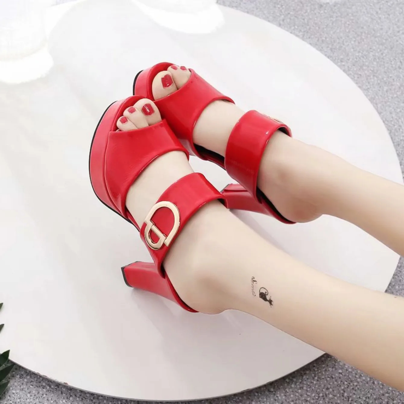Heels Sandals Women Summer Fashion Shoes for Women High Heels Platform Sandals Woman Luxury Designer Sandals Casual Ladies Shoes