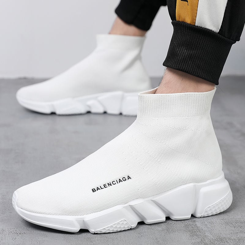 Balenciaga Fly Line Knitted High-top Casual Lightweight Breathable Socks Shoes