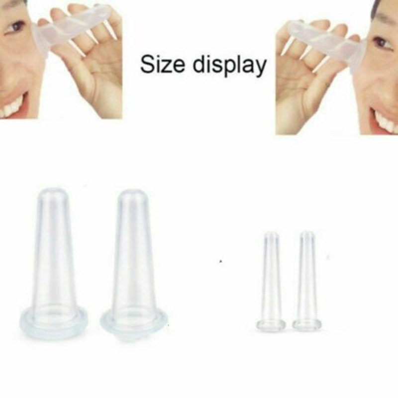 4pcs Silicone Cupping Vacuum Suction Lifting Facial Face Eyes Massage Cup Set