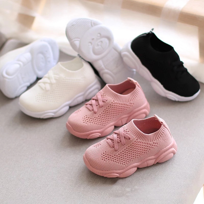Sneakers Kids Shoes Antislip Soft Bottom Baby Sneaker Casual Flat Sneakers Shoes Children size Girls Boys Sports Shoes