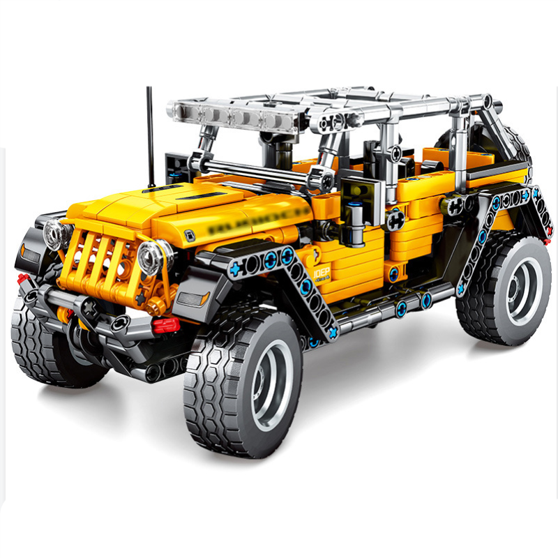 Senbao building blocks off-road vehicle sports car small particles compatible with Lego boy 701601 building blocks convertible t
