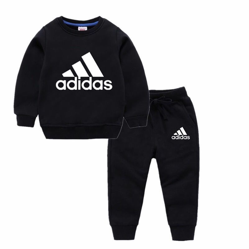 D-baby 2Pcs 0-10y Boys Girls Autumn Casual Clothing Set Long Sleeve Top+Pants Kids Wear Kids Suits