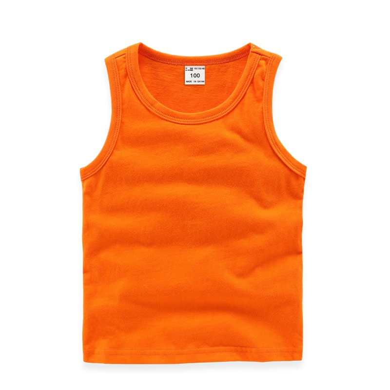 Cotton Girls Vest Candy Kids Camisole Children Tops Summer Baby Singlet Girls Undershirts Teenager Tank
