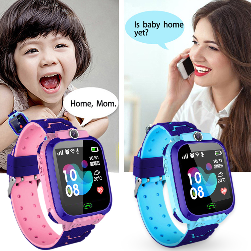 Kids Smart Watch Touch Screen LBS Location HD Photography Telephone Watches Alarm Clock Reward Two-way Hands-free Intercom