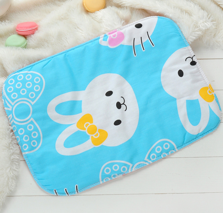 25 * 35 Urine Pad Pure Cotton Washable Soft Small Size Baby Diaper Mattress Waterproof Diaper Suction Leak Proof
