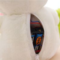 J121 Kids Favorites! 20cm Lovely Soft LED Colorful Glowing Teddy Bear Stuffed Plush Toy Gifts For Birthday