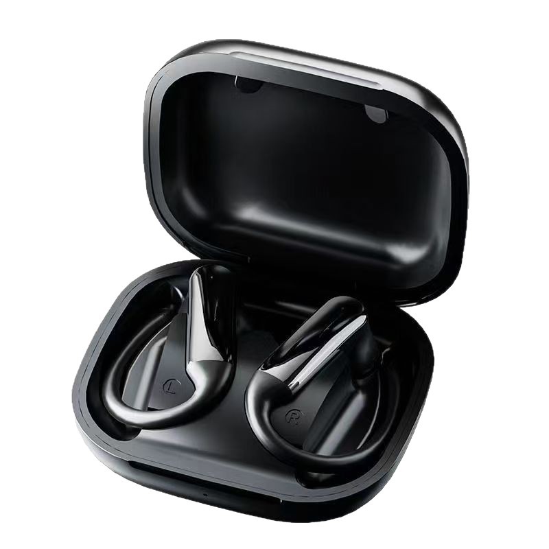 Sport Wireless Bluetooth Headphones Noise Cancelling Adjustable Ear Hooks Smart Touch Call Deep Bass Portable Earbuds