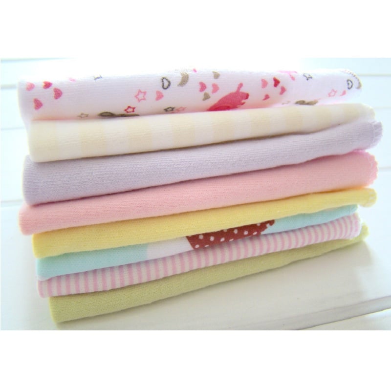 8pcs/pack Baby Boys Girls Washcloth Handkerchief