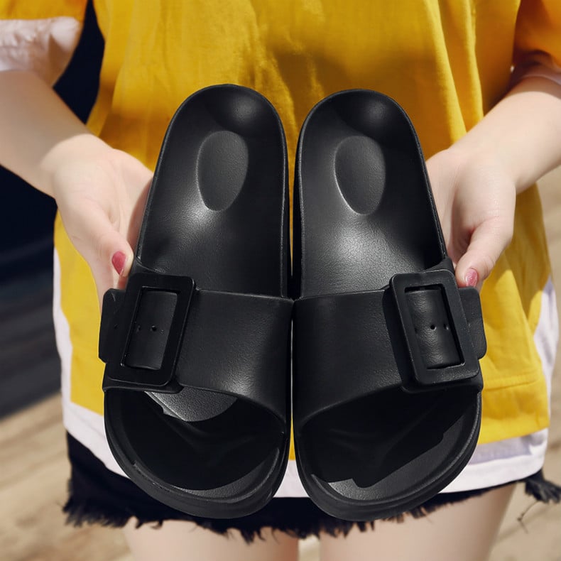 Women Slippers Fashion Trend Bow Anti Slip Sandals Wear-resistant Comfortable Soft Sole Flat Heel Slippers Home Slides Women