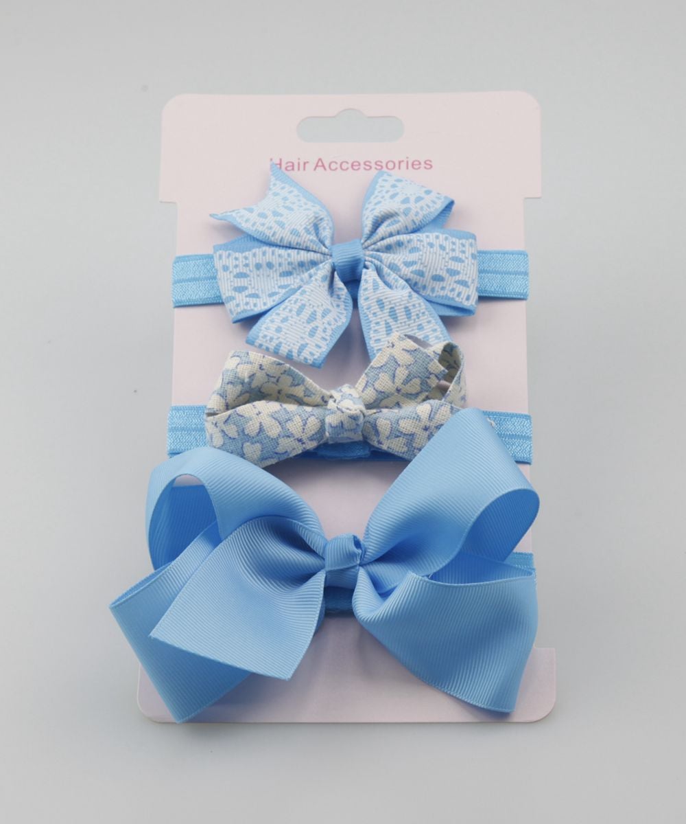 3pc/set baby girl boy elastic flower unicorn crown headband