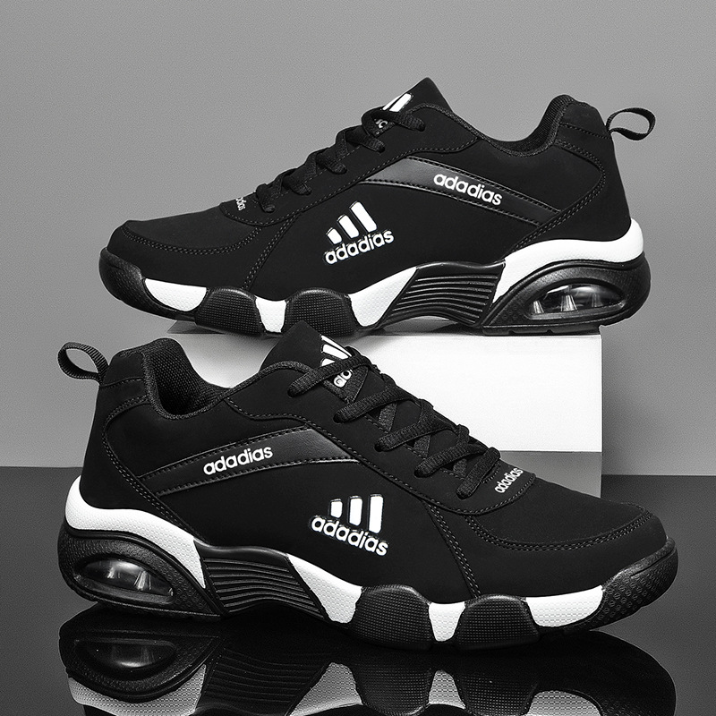 Men's Sports Training Sneakers Air Cushion Sports Shoes Outdoor Running Shoes Non-Slip Wear-Resistant Casual Shoes