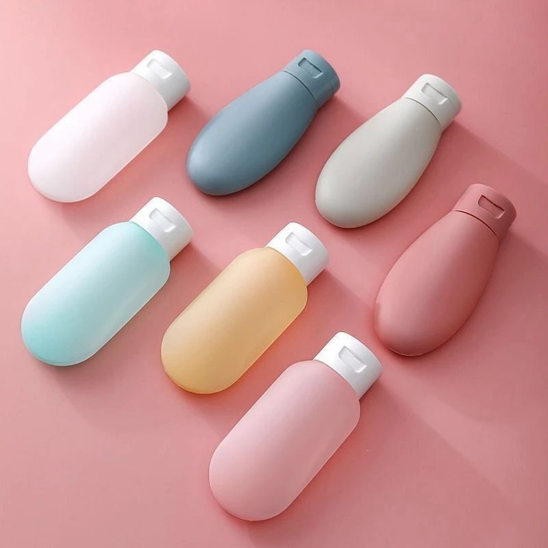 60ml Refillable Bottle Portable Essence Shampoo Shower Gel Bottles Nordic Style Travel Kit Container Can Carry On The Plane 1PC