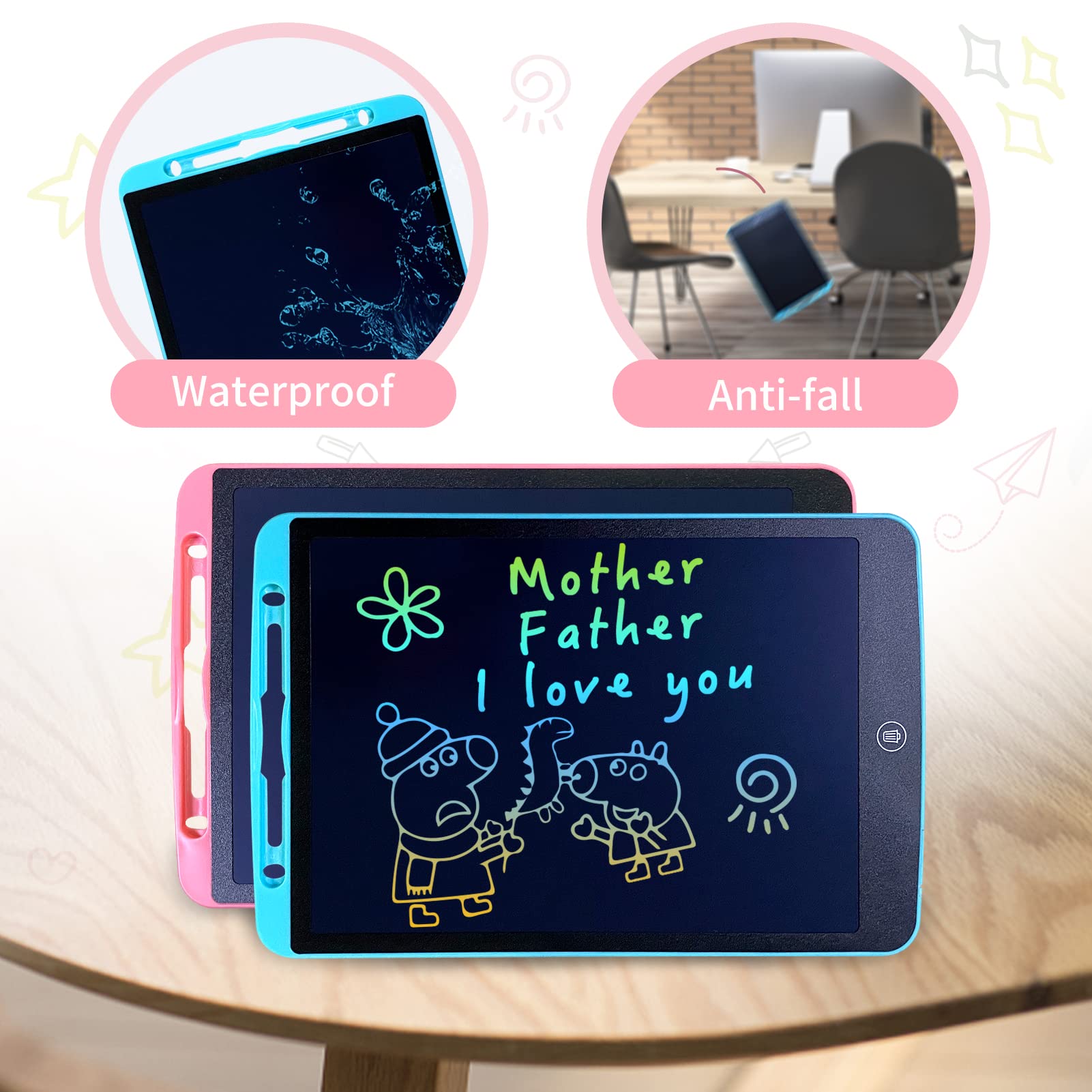 10Inch LCD Writing Tablet Digit Magic Blackboard Electron Drawing Board Art Painting Tool Kids Toys Brain Game Child Best Gift