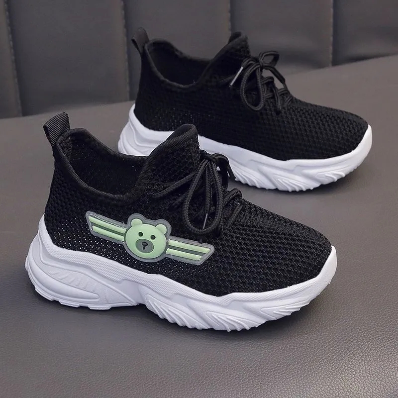 Kids Sneakers Sports Baby Soft Breathable Running Knitting Infant Teenage Boy Girl Lightweight Coconut Shoes Spring Summer