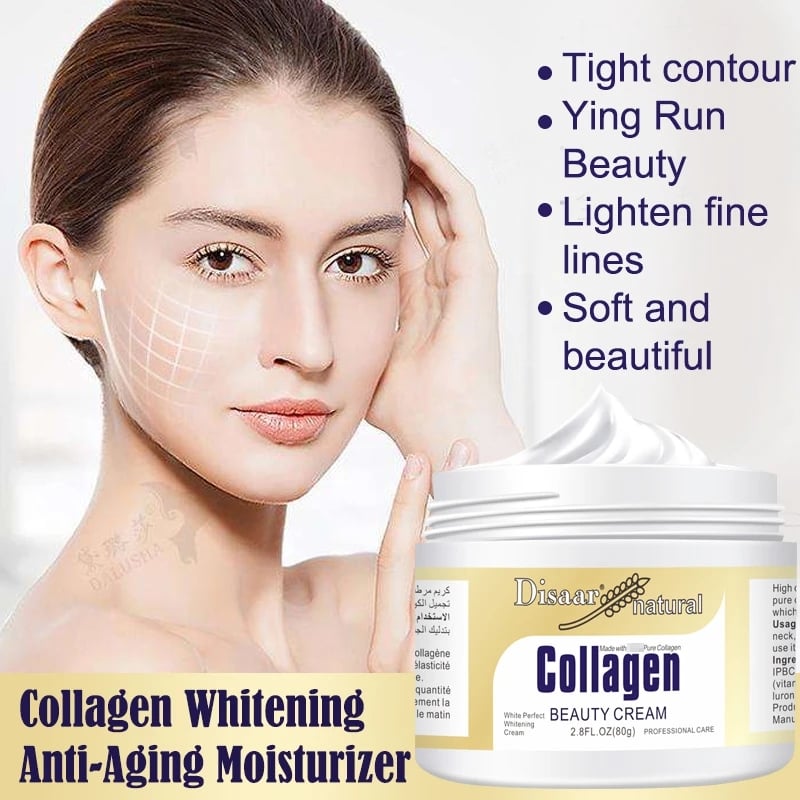 1pc Milk Moisturizing Cream Collagen Face Cream Repairing Moisturizing Nourishing Cream