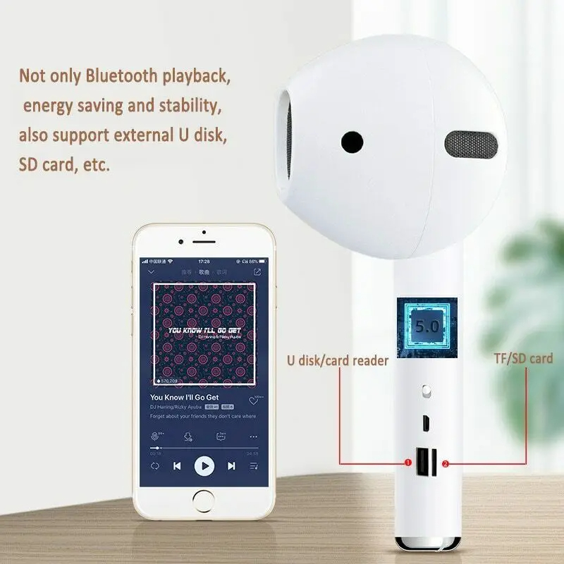 Oversized Giant Bluetooth Headset Speaker for AirPods Pro Model Wireless Bluetooth Audio Gift Hot Net Red Soundbar