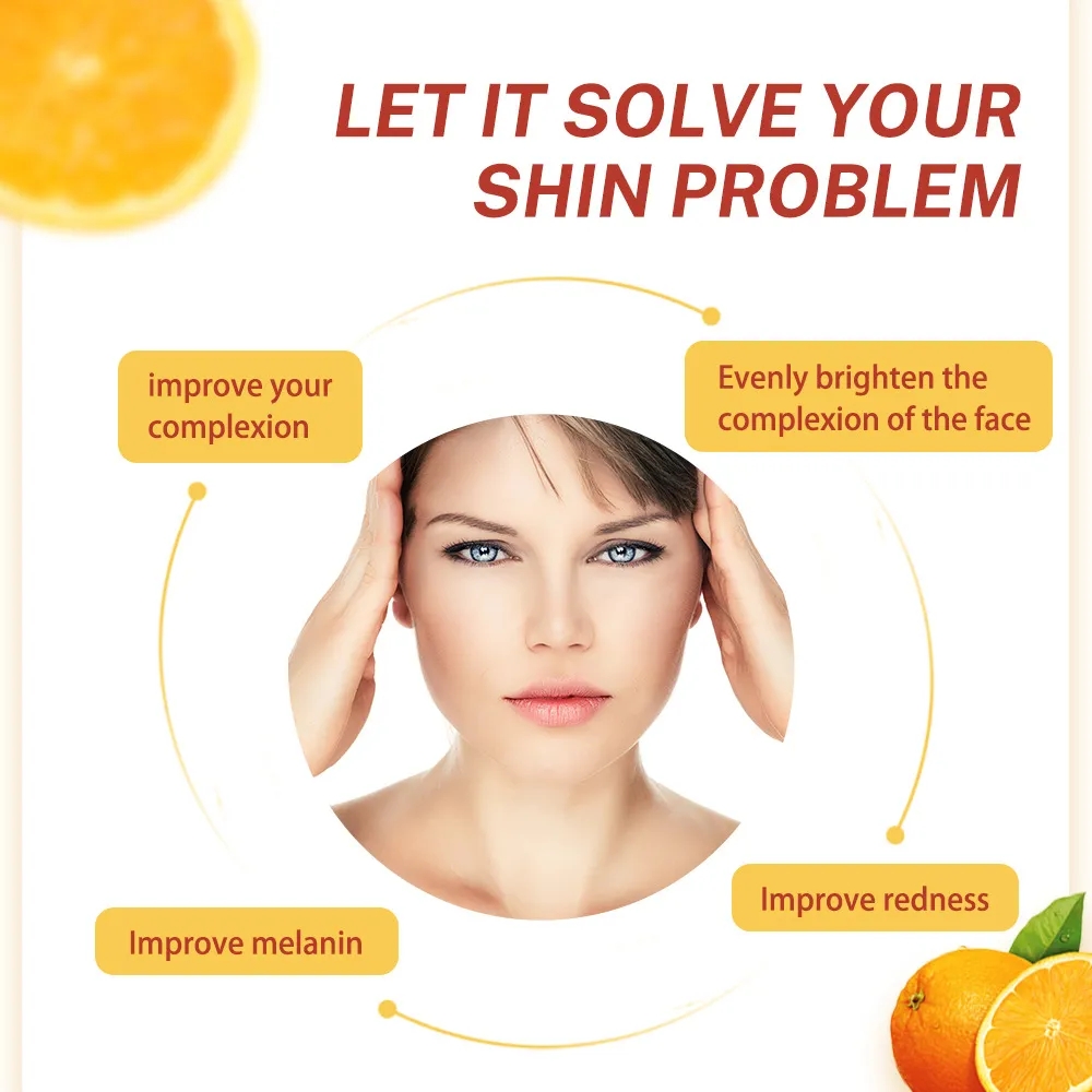Eelhoe Whitening Face Cream Vitamin C Fade Freckls Dark Spots Pigmentation Melanin Facial Gel Moisturizing Firming Skin Care