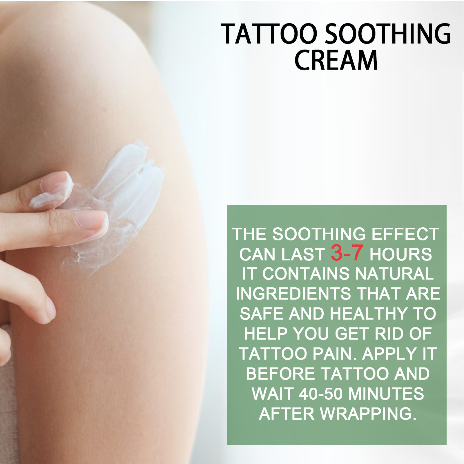 Tattoo Cream Assistance Piercing Painless Permanent makeup Body Eyebrow Eyeliner Lips