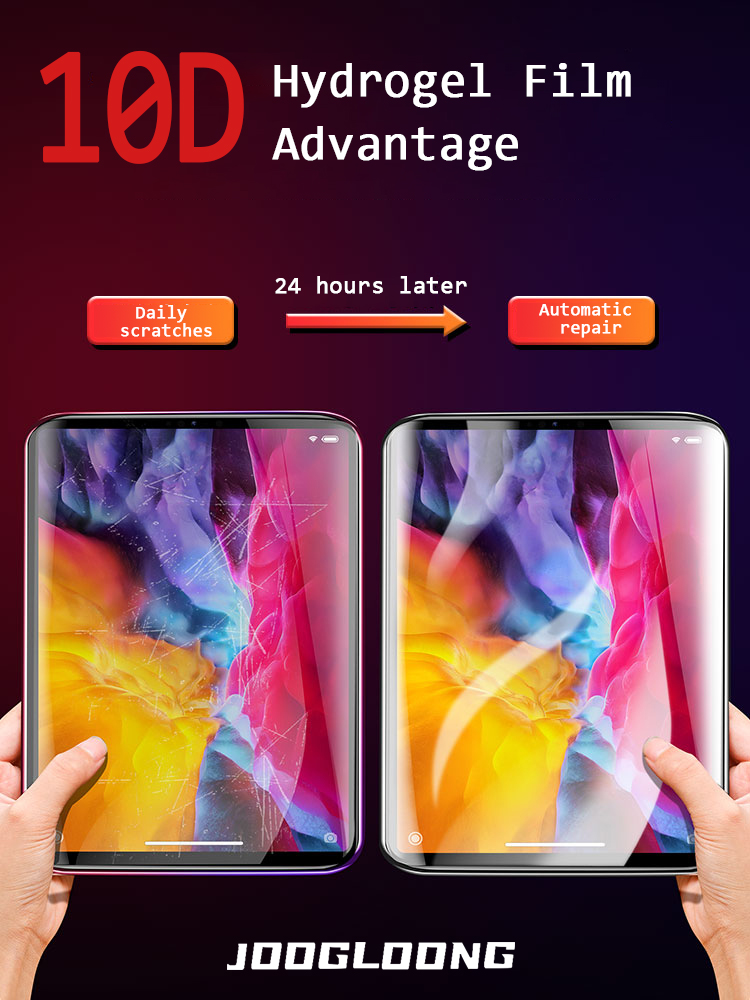 Hydrogel film For iPad 9.7 Air 4 3 2 1 2017 Screen Protector For ipad 7 10.2 mini 4 5 pro 11 10.5 Soft Protective Film