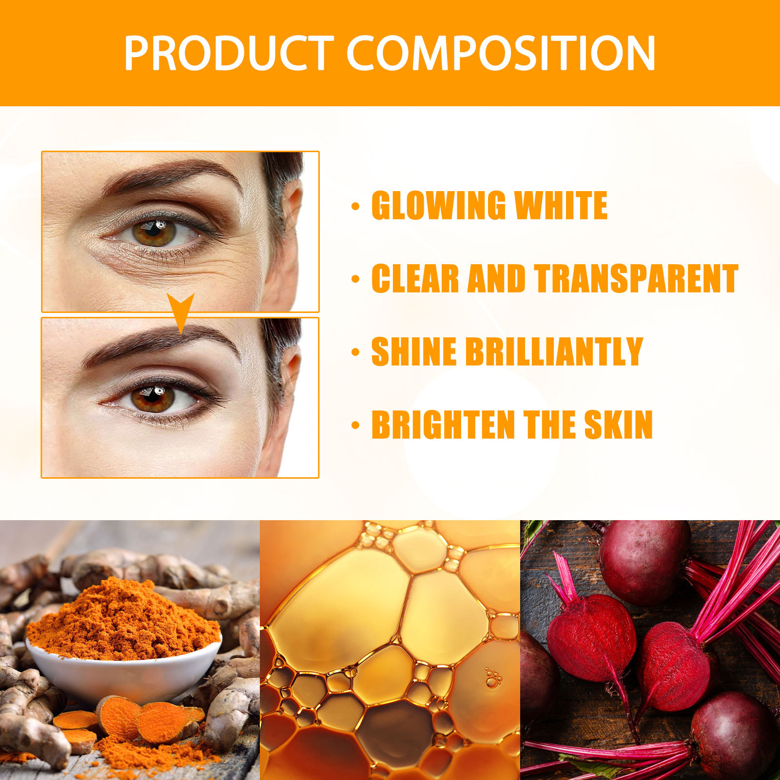 Turmeric Wrinkles Remover Face Cream Fade Fine Line Lifting Firming Skin Anti-Aging Moisturizing Brighten Smooth Beauty Care 50g